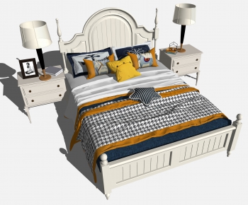 American Style Double Bed-ID:895659922