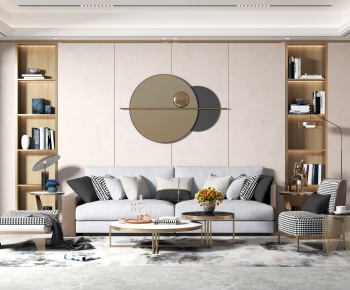 Modern A Living Room-ID:526599924