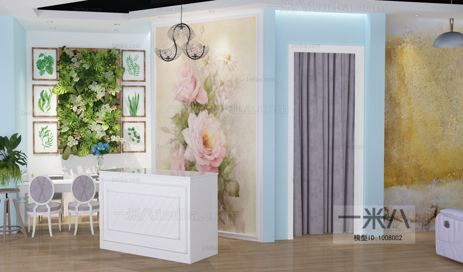 Simple European Style Manicure Shop