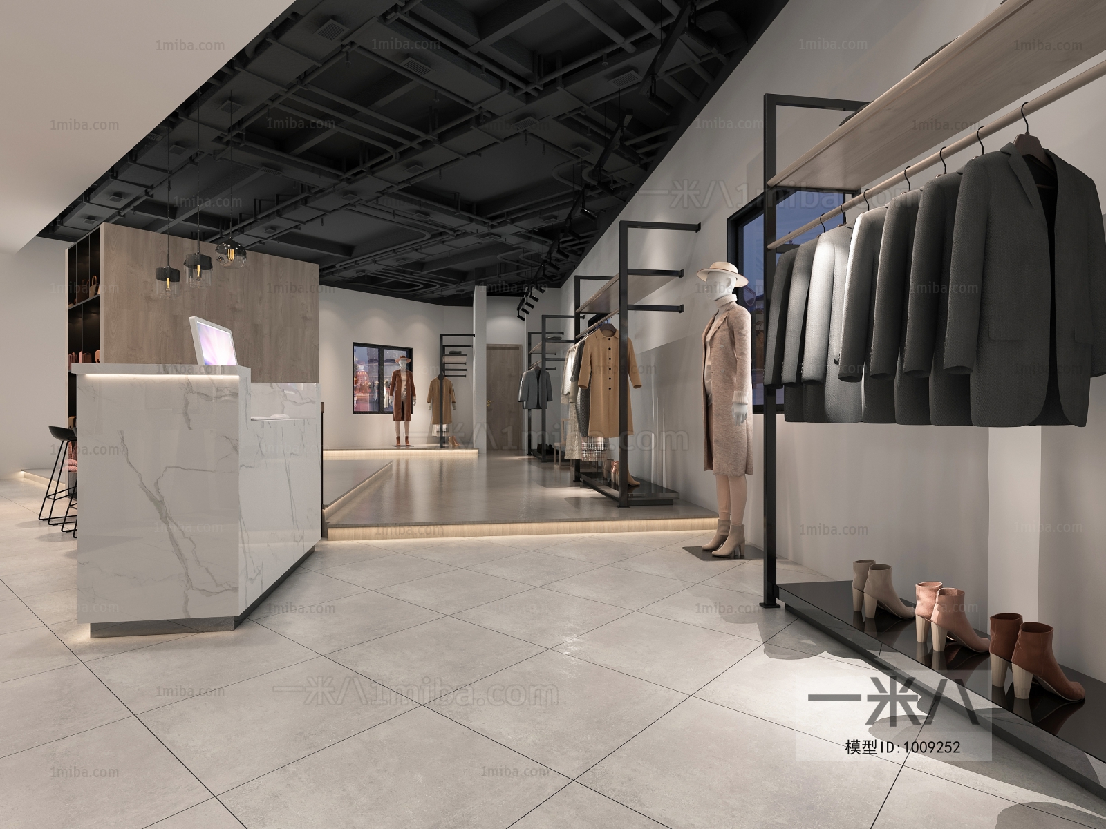 Industrial Style Clothing Store