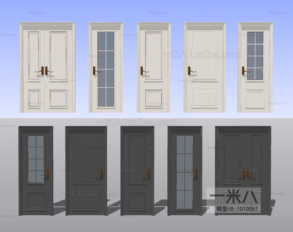 Simple European Style Door