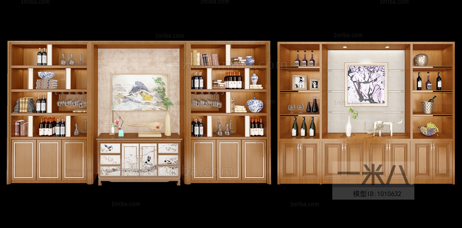 Chinese Style Wine Cabinet