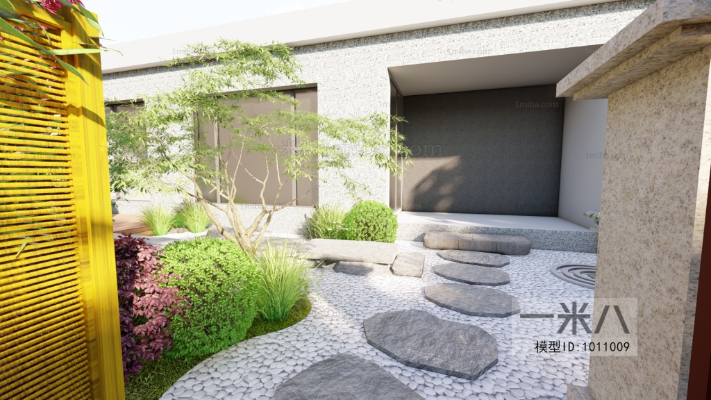 Modern Courtyard/landscape