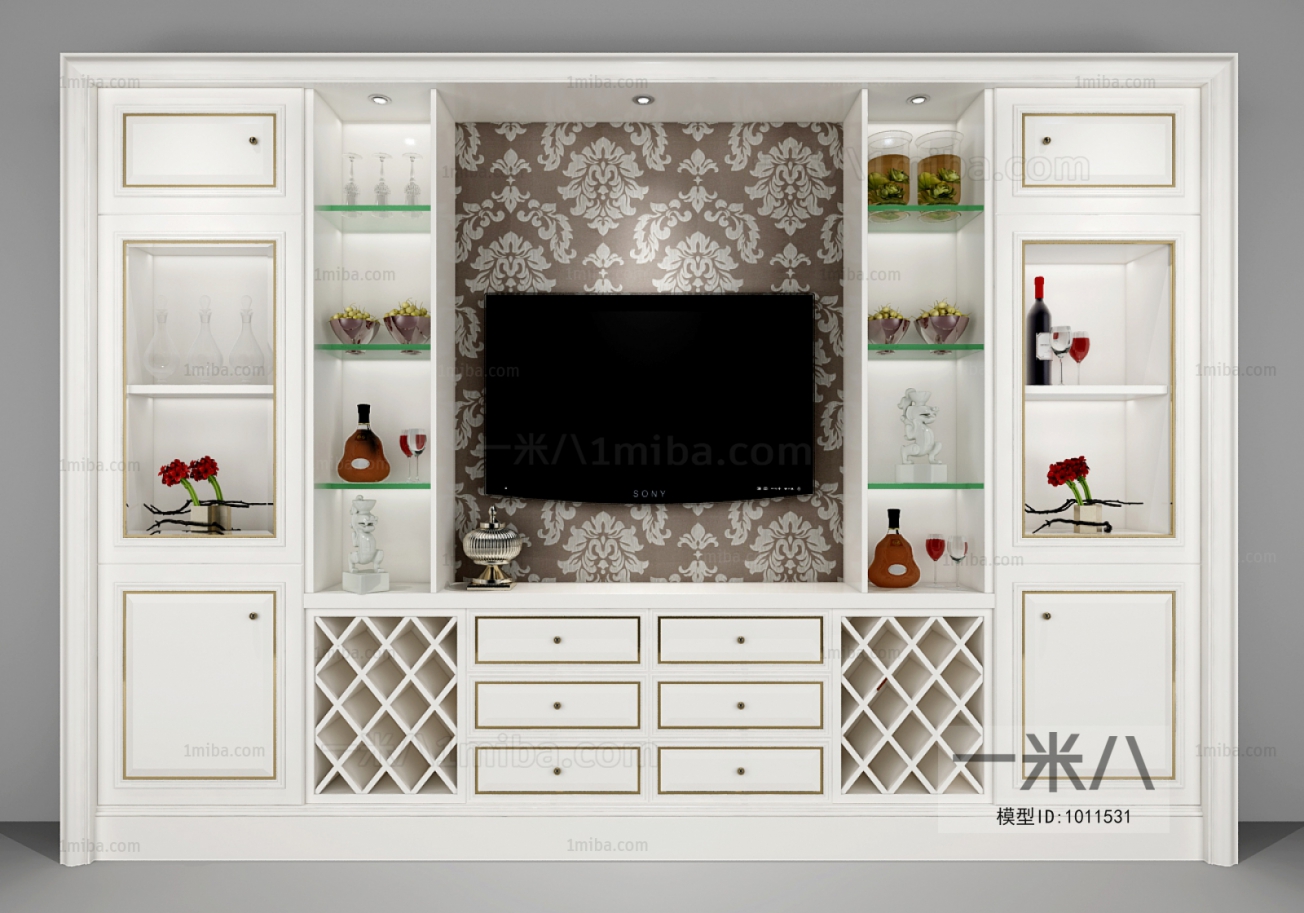 European Style Decorative Cabinet