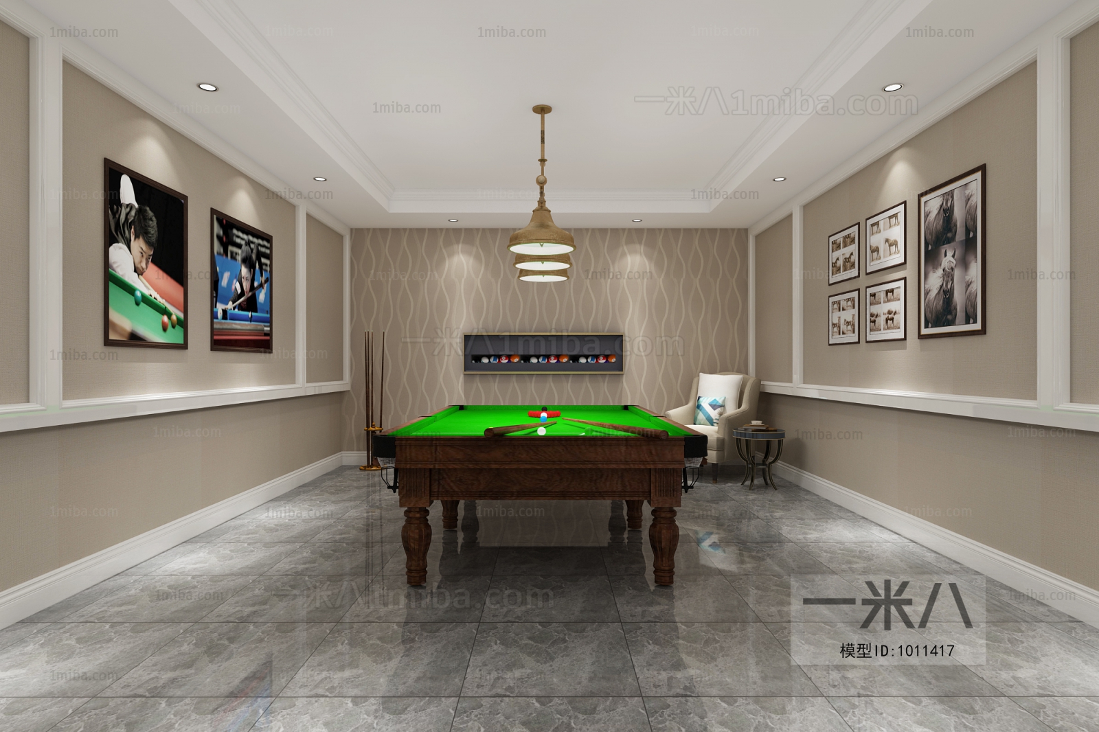 American Style Billiards Room