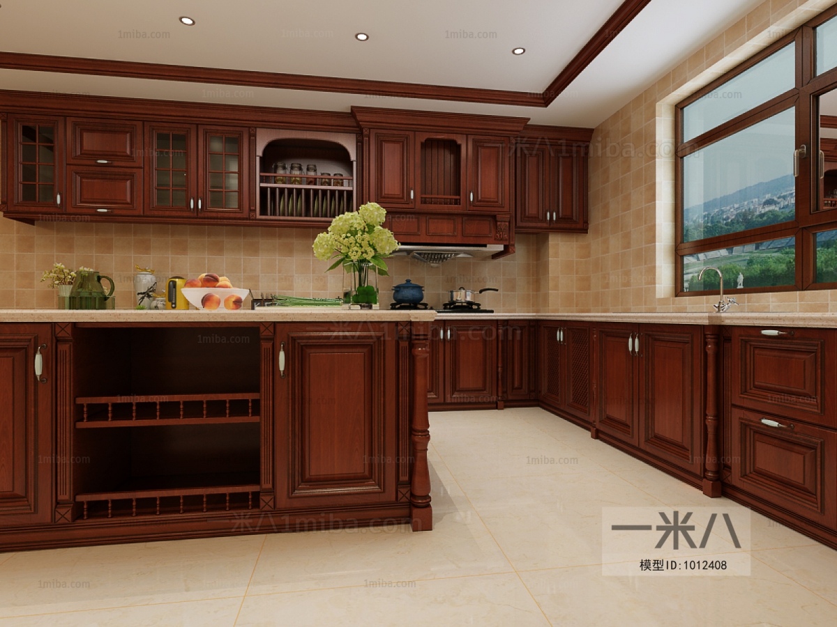 American Style Open Kitchen