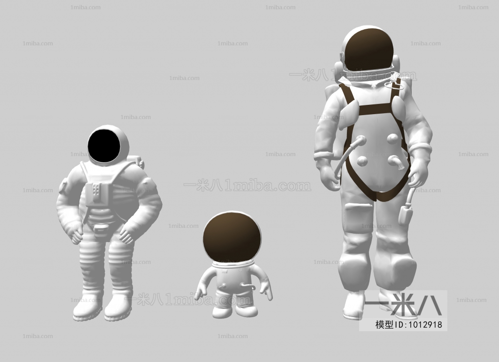 现代宇航员雕塑摆件