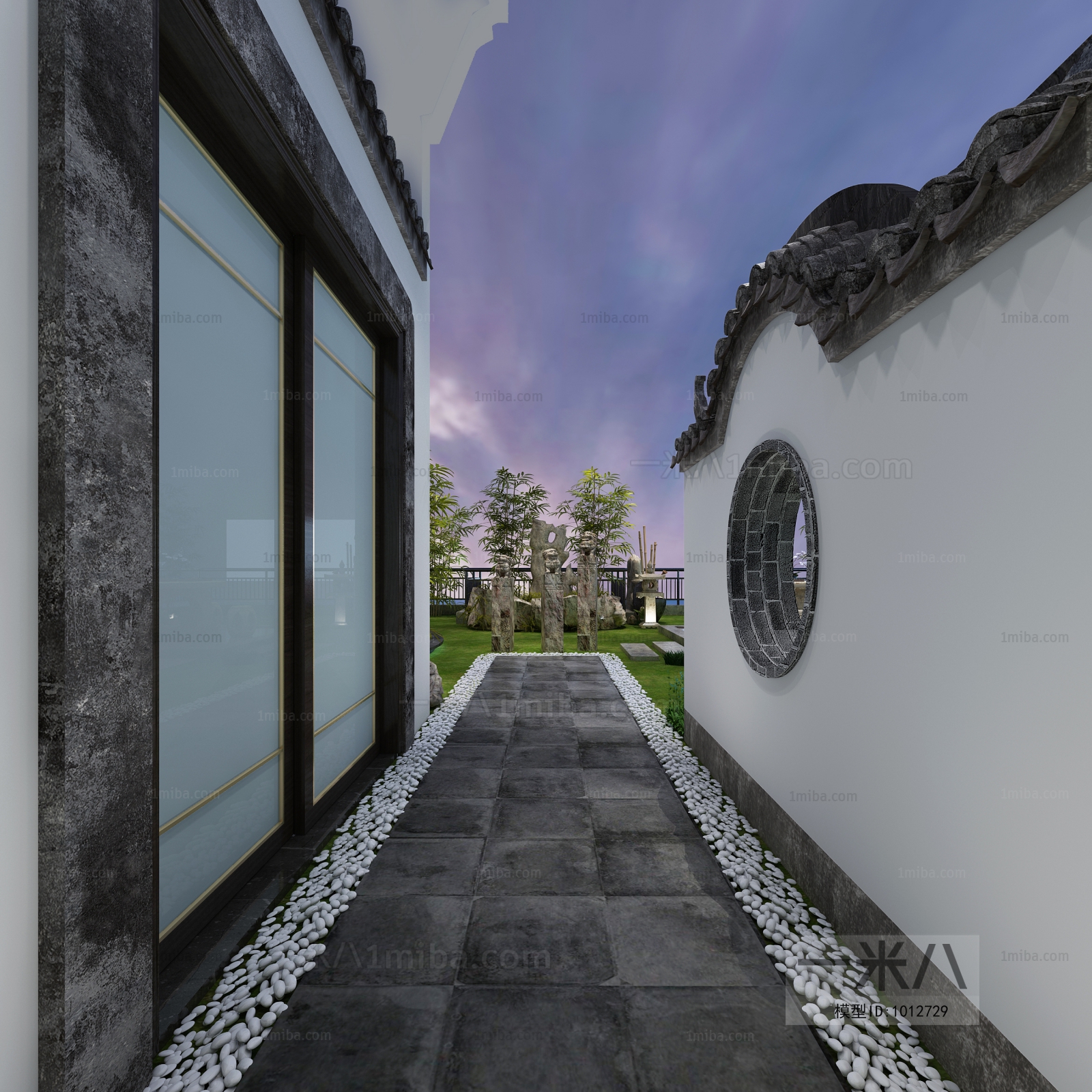 New Chinese Style Courtyard/landscape