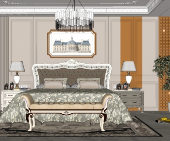 European Style Bedroom-ID:910830974