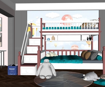 Nordic Style Girl's Room Daughter's Room-ID:409328947
