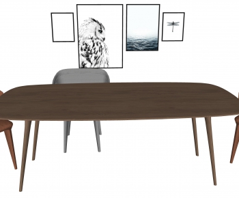 Nordic Style Dining Table And Chairs-ID:382977964
