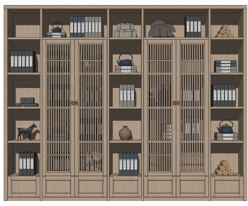 New Chinese Style Bookcase-ID:788850079