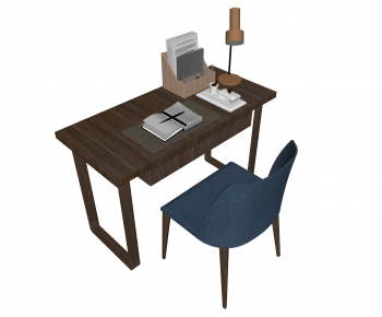 Modern Computer Desk And Chair-ID:894049888