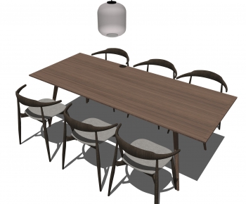 Modern Dining Table And Chairs-ID:300750024