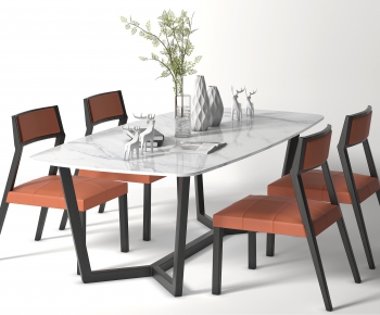 Modern Dining Table And Chairs-ID:136802918