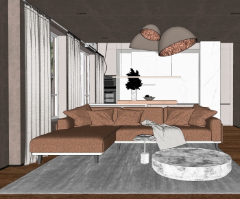 Modern A Living Room-ID:422377118