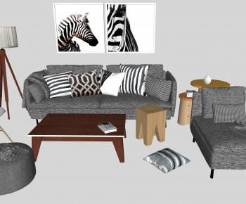 Nordic Style Sofa Combination-ID:669976001
