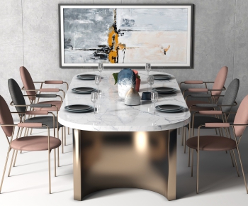 Modern Dining Table And Chairs-ID:264224053