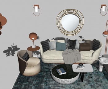 Post Modern Style Sofa Combination-ID:160835039