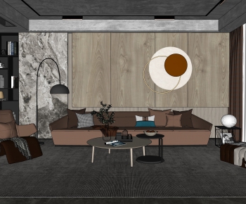 Modern A Living Room-ID:932500492