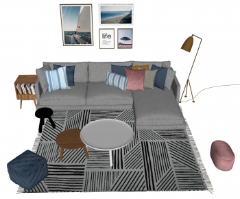 Nordic Style Sofa Combination-ID:755433083
