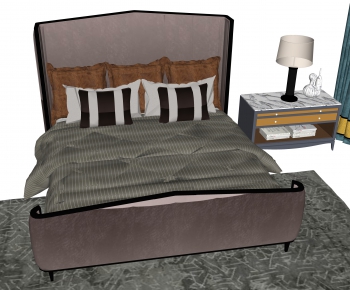 American Style Double Bed-ID:842122083