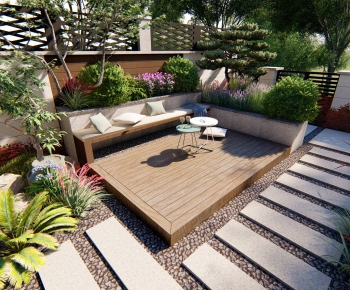 Modern Courtyard/landscape-ID:635664944