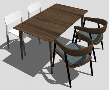 北欧实木餐桌椅-ID:223714112