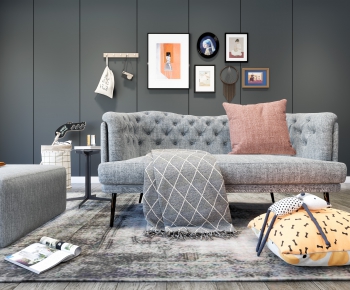 Nordic Style Sofa Combination-ID:556185964