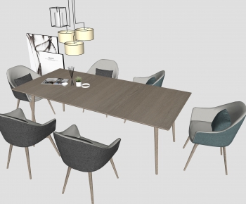 Modern Dining Table And Chairs-ID:511630064