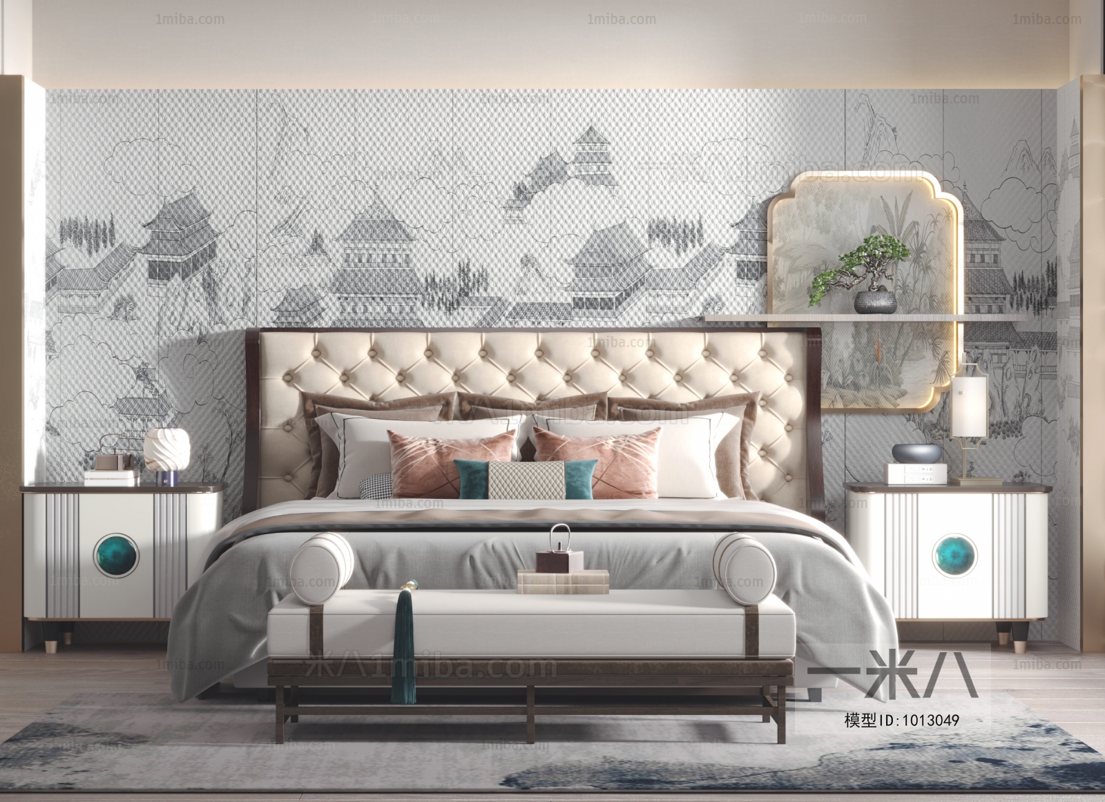 New Chinese Style Bedroom