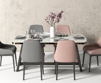 Modern Dining Table And Chairs-ID:734906912