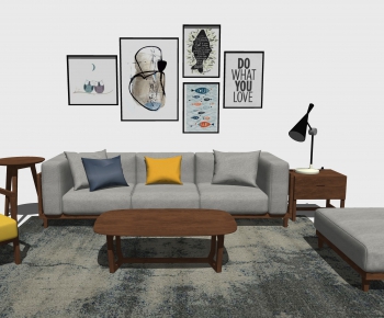 Nordic Style Sofa Combination-ID:746290716