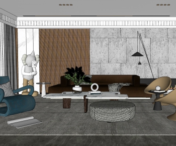 Modern A Living Room-ID:312991156