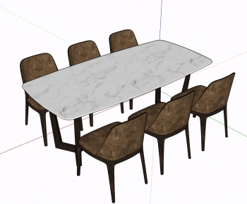 Modern Dining Table And Chairs-ID:477225077