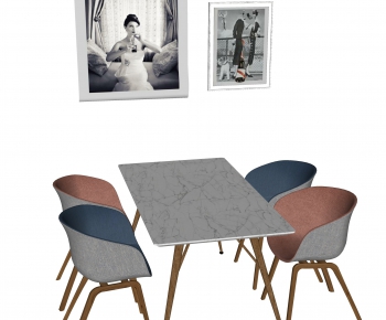 Nordic Style Dining Table And Chairs-ID:604929929