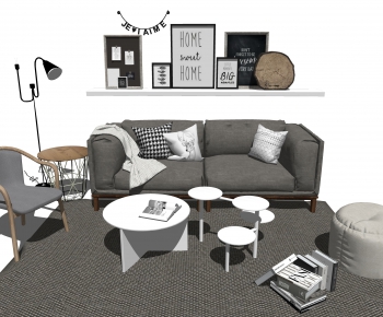 Nordic Style Sofa Combination-ID:383330117