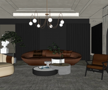 Modern A Living Room-ID:334847936