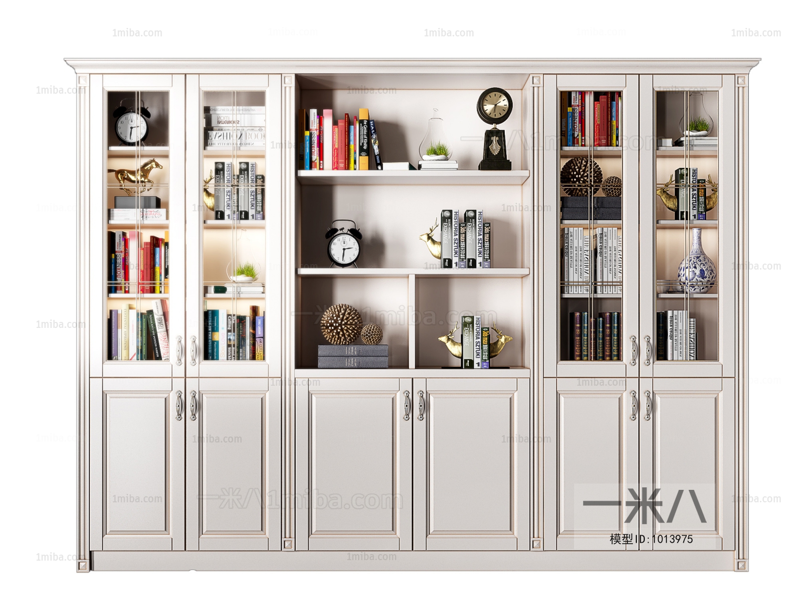 Simple European Style Bookcase