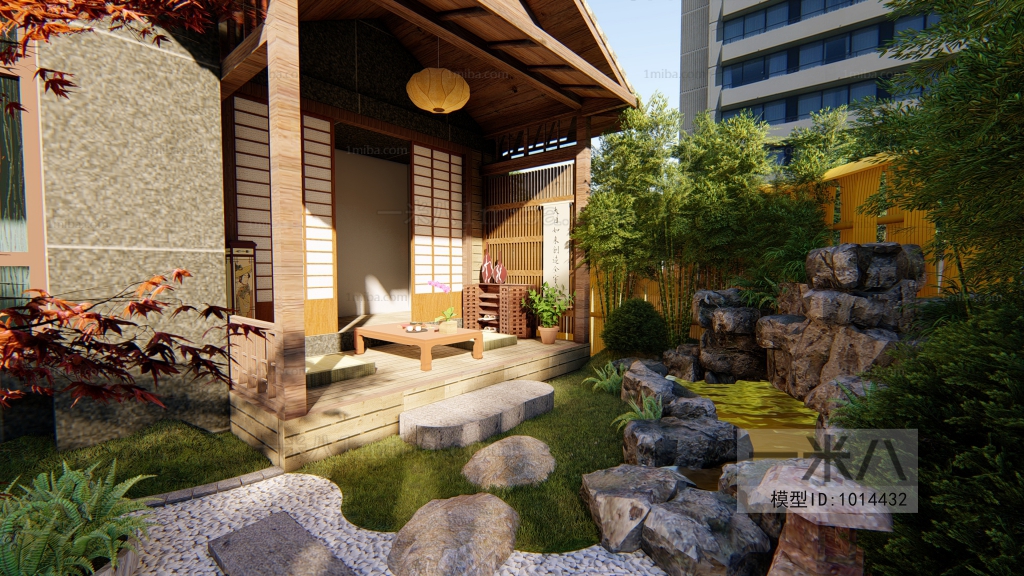 Japanese Style Courtyard/landscape