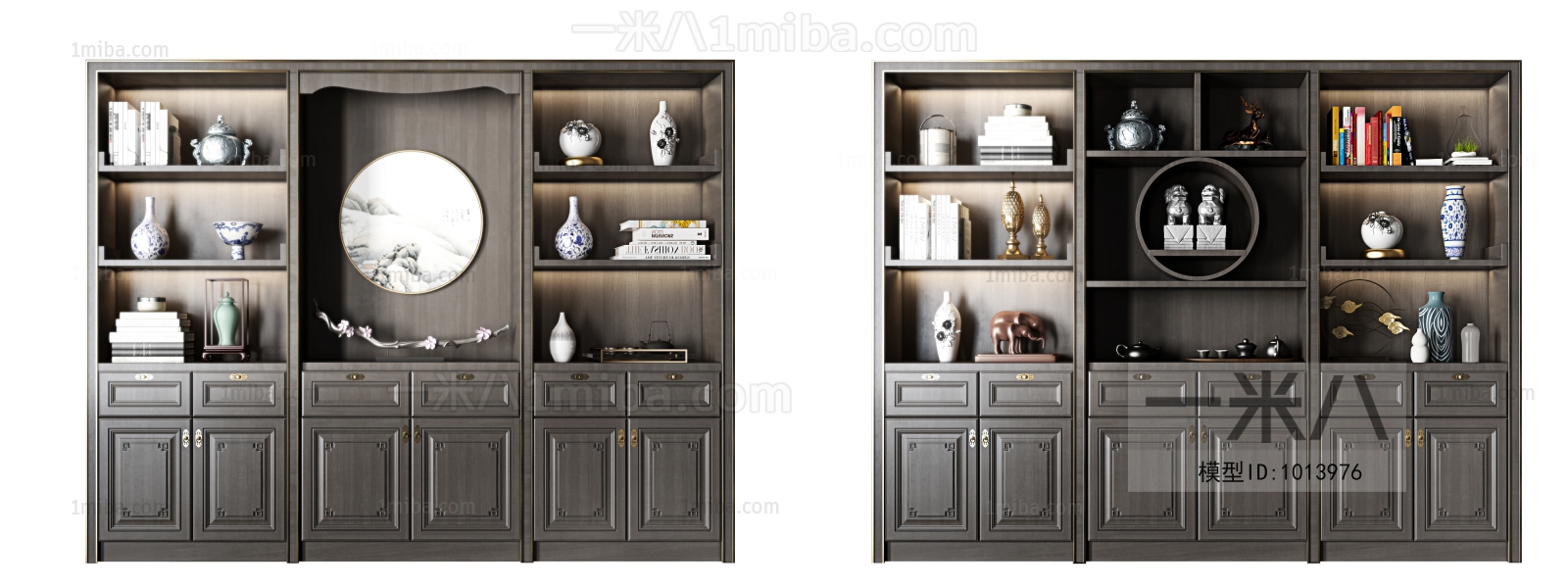 New Chinese Style Decorative Cabinet