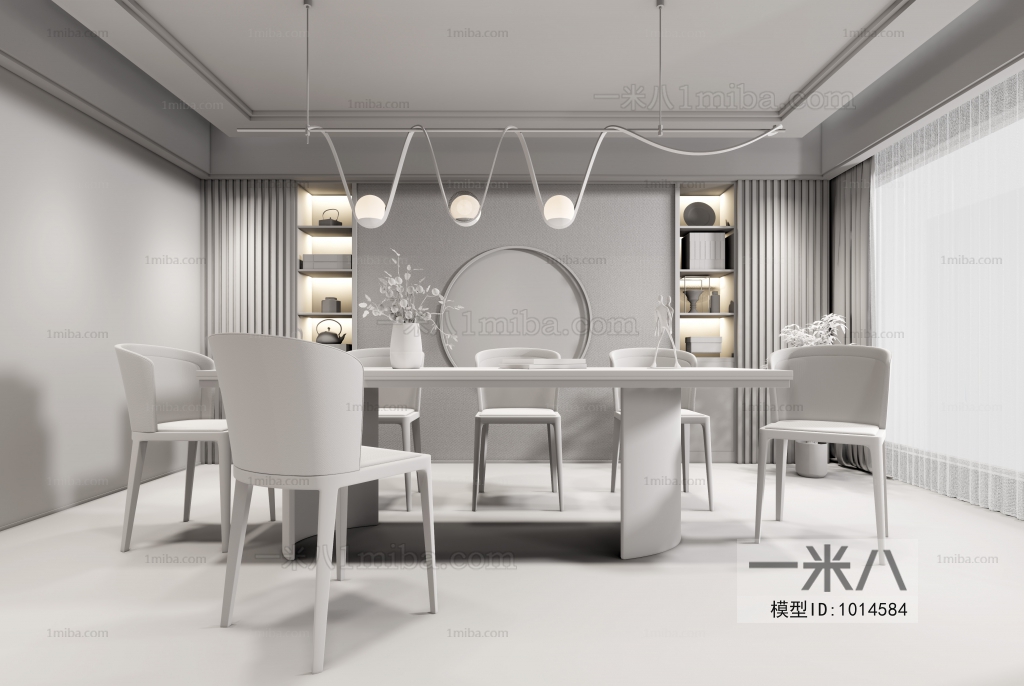 New Chinese Style Dining Room