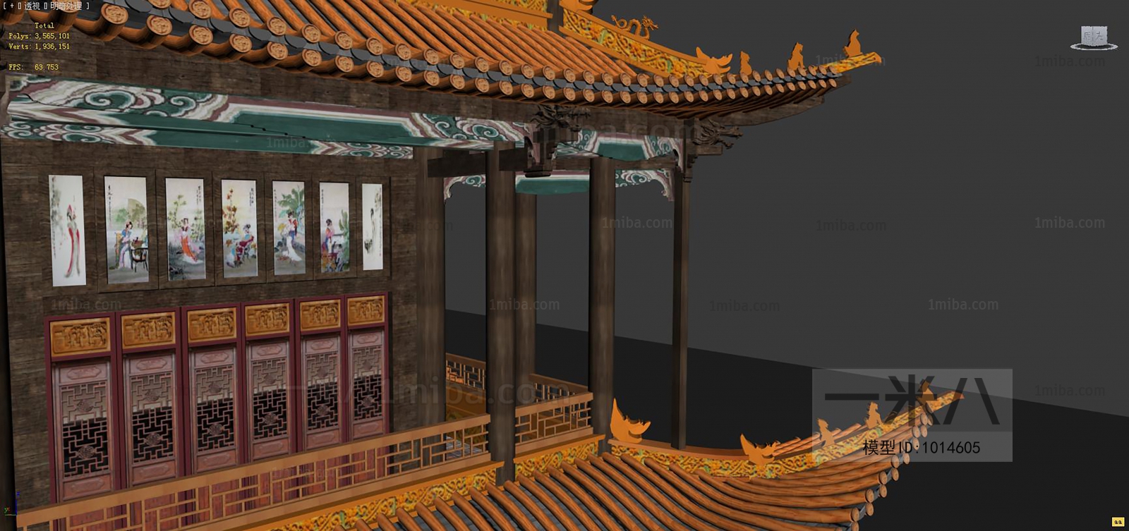 Chinese Style Ancient Architectural Buildings