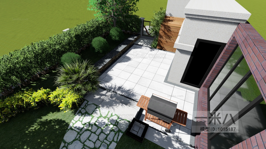 Modern Courtyard/landscape