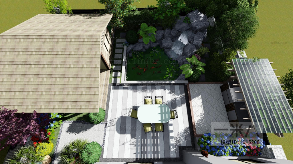 Modern Courtyard/landscape