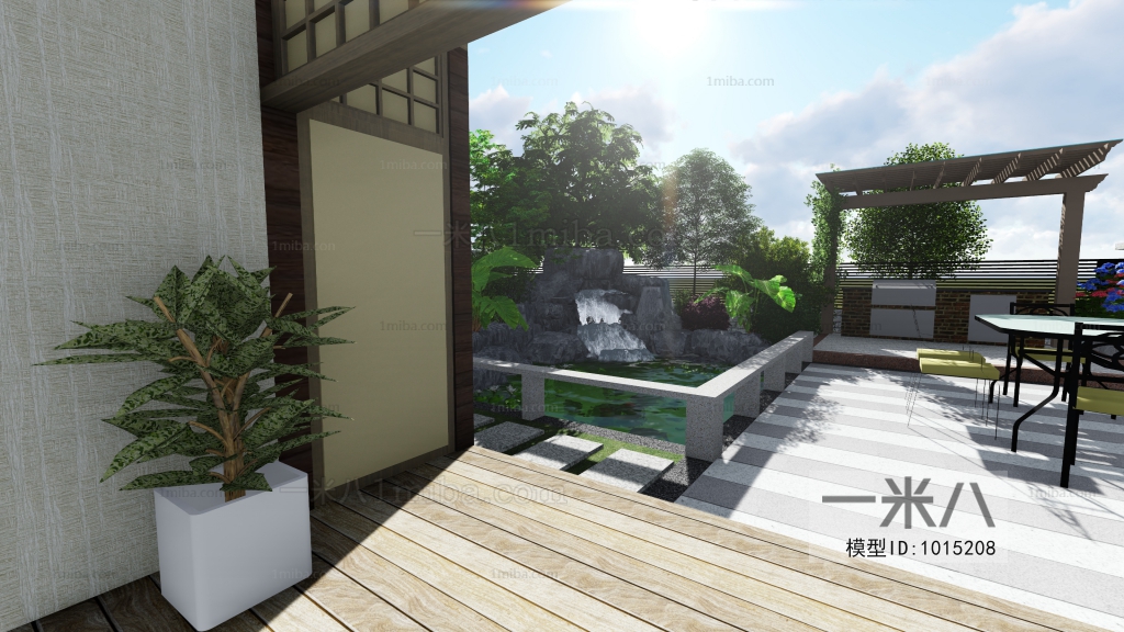 Modern Courtyard/landscape