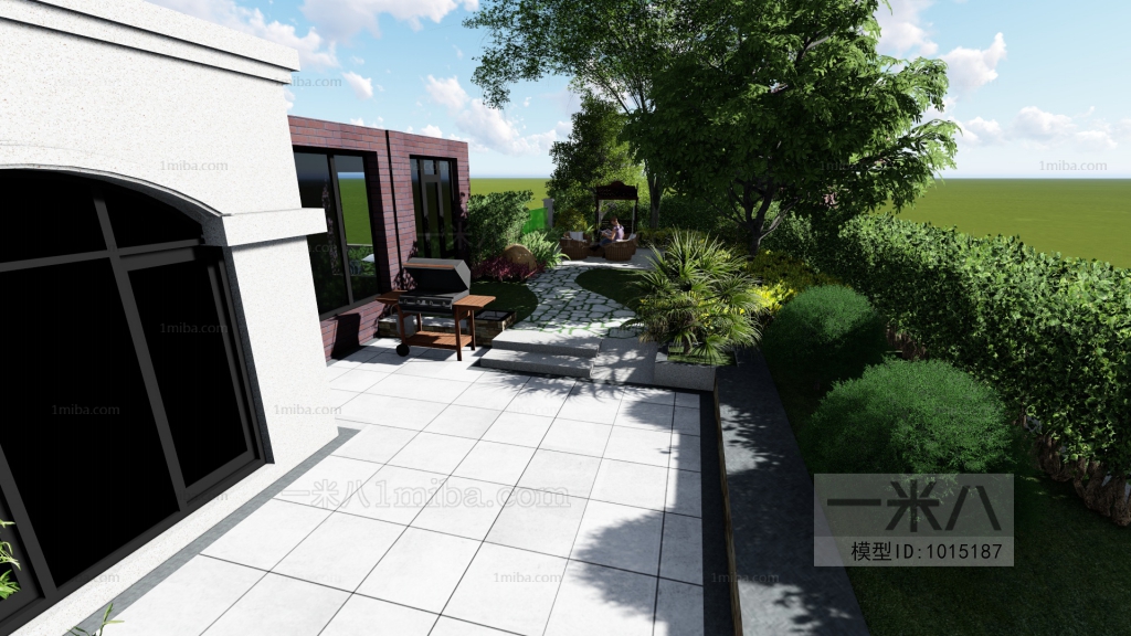 Modern Courtyard/landscape