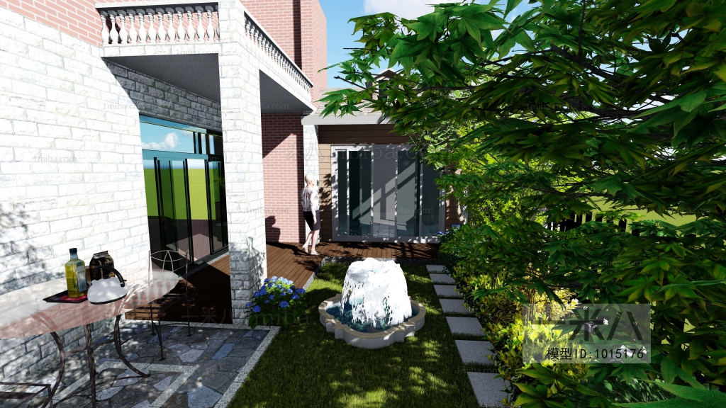 Modern Courtyard/landscape