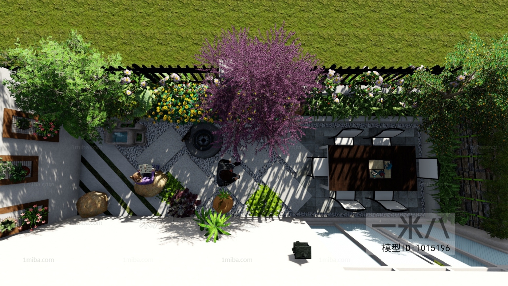 Modern Courtyard/landscape