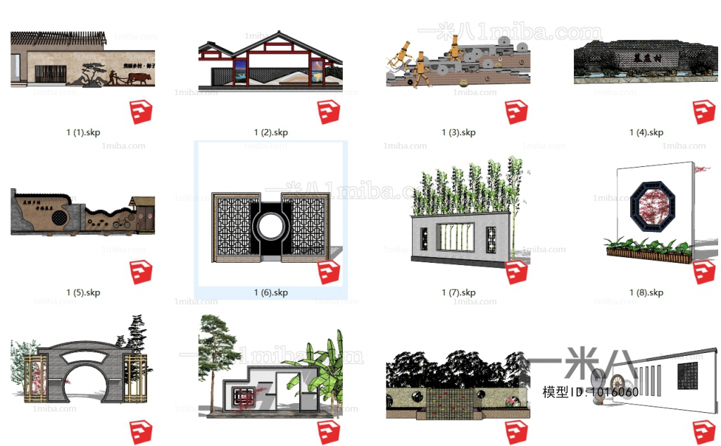 New Chinese Style Building Component